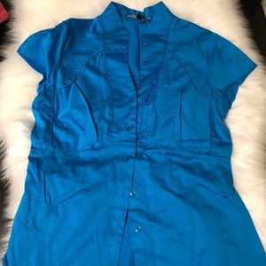 Antonio Melani button down stretch blouse medium